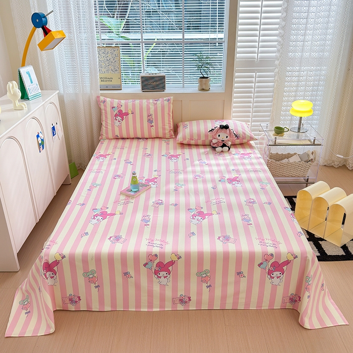 91家纺网 家纺一手货源 找家纺 （总）吉象家纺 2025新款老粗布三件套-床单款