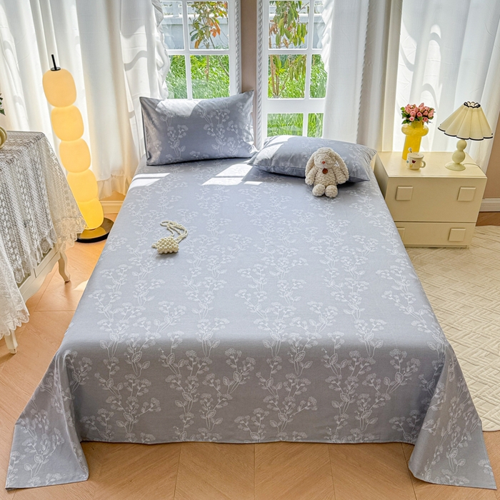 91家纺网 家纺一手货源 找家纺 （总）吉象家纺 2025新款老粗布三件套-床单款