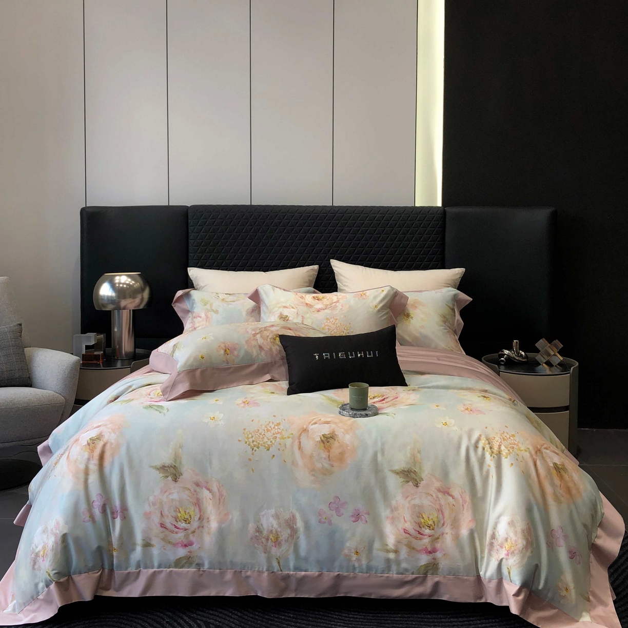 91家纺网 家纺一手货源 找家纺 （总）2025年高支高密长绒棉专版活性数码印花系列四件套【券后控价——券后不低于378】