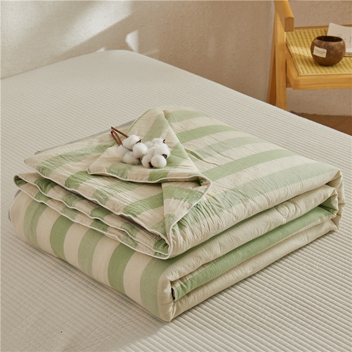 91家纺网 家纺一手货源 找家纺 （总）蜜柚 2025春夏新品简韵A类全棉纯棉色织水洗提花夏被夏凉被空调被,简韵绿,简韵蓝,简韵粉,简韵灰