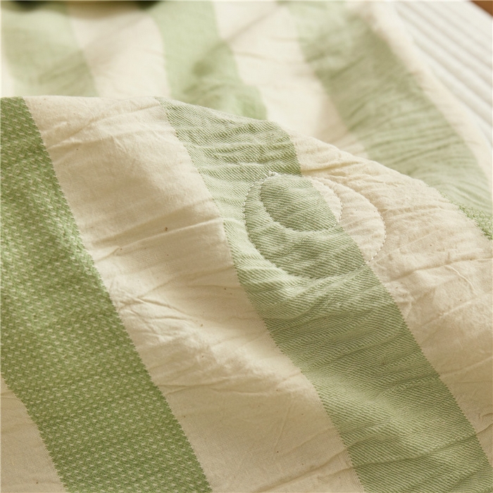 91家纺网 家纺一手货源 找家纺 （总）蜜柚 2025春夏新品简韵A类全棉纯棉色织水洗提花夏被夏凉被空调被