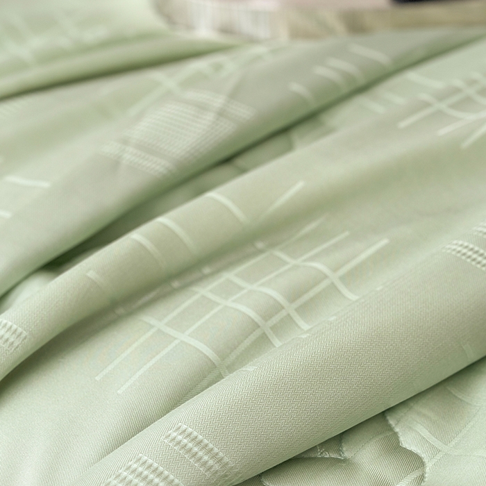 91家纺网 家纺一手货源 找家纺 蜜柚 2025新款卡伦50s莱赛尔天丝提花工艺夏被夏凉被空调被 卡伦绿
