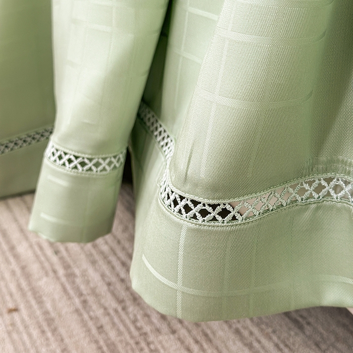 91家纺网 家纺一手货源 找家纺 蜜柚 2025新款卡伦50s莱赛尔天丝提花工艺夏被夏凉被空调被 卡伦绿