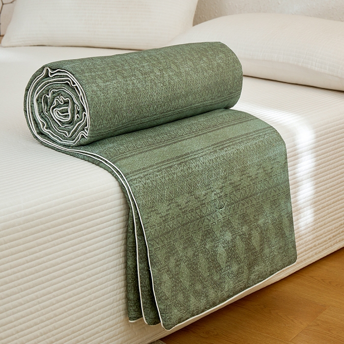 91家纺网 家纺一手货源 找家纺 （总）蜜柚 2025新款赛瑞娜复古系列 A类全棉纯棉60支有氧双层纱复古夏被夏凉被空调被