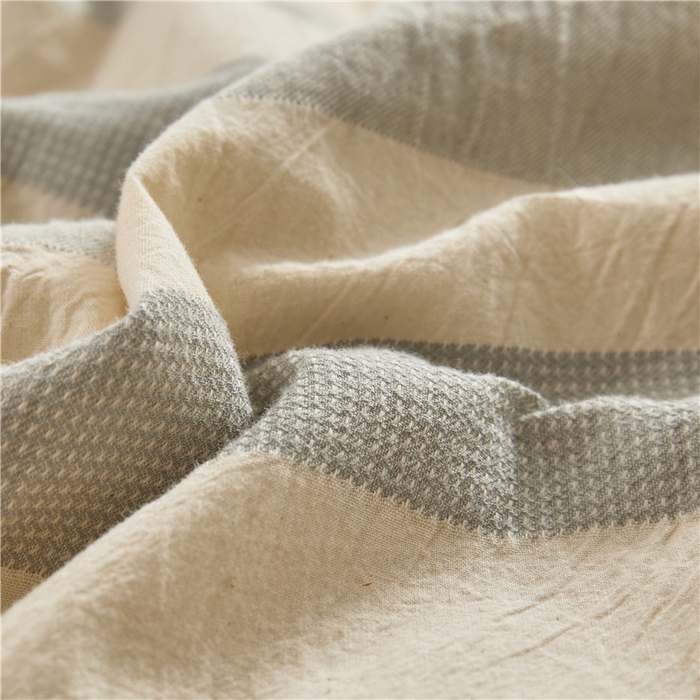 91家纺网 家纺一手货源 找家纺 蜜柚 2025春夏新品简韵A类全棉纯棉色织水洗提花夏被夏凉被空调被 简韵蓝