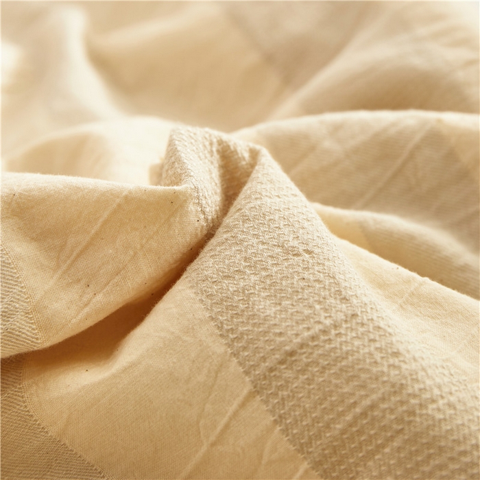 91家纺网 家纺一手货源 找家纺 蜜柚 2025春夏新品简韵A类全棉纯棉色织水洗提花夏被夏凉被空调被 简韵灰