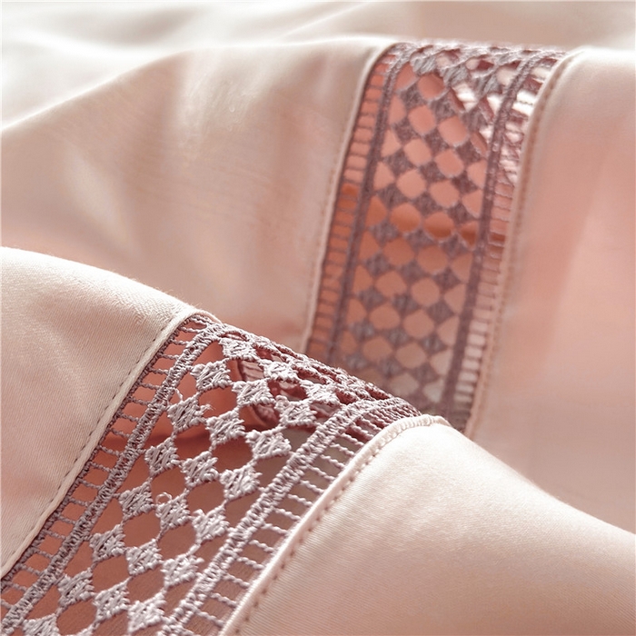 91家纺网 家纺一手货源 找家纺 蜜柚 2025新款维纳斯系列-LF奥地利兰精天丝大提花Naia夏被夏凉被空调被 维纳斯粉