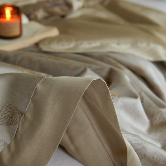 91家纺网 家纺一手货源 找家纺 （总）蜜柚 2025春夏新品魅影A类兰精天丝棉高精密色织大提花夏被夏凉被空调被