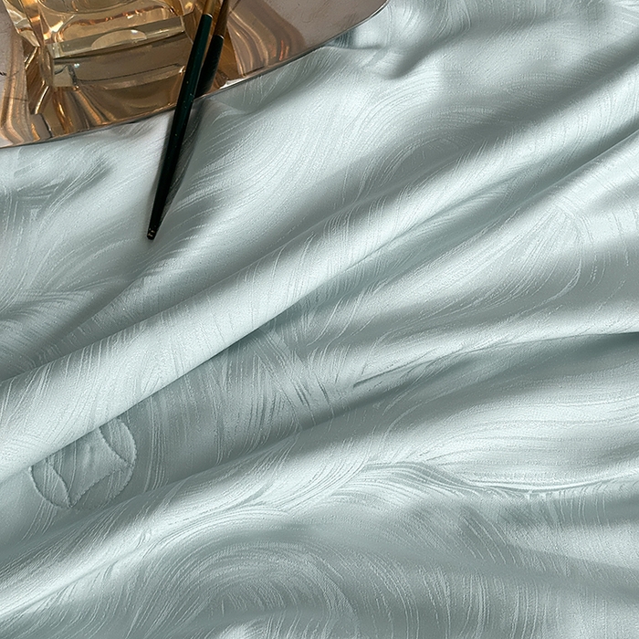 91家纺网 家纺一手货源 找家纺 蜜柚 2025春夏新品蒂芙尼100S天丝银丝大提花夏被夏凉被空调被 蒂芙尼蓝