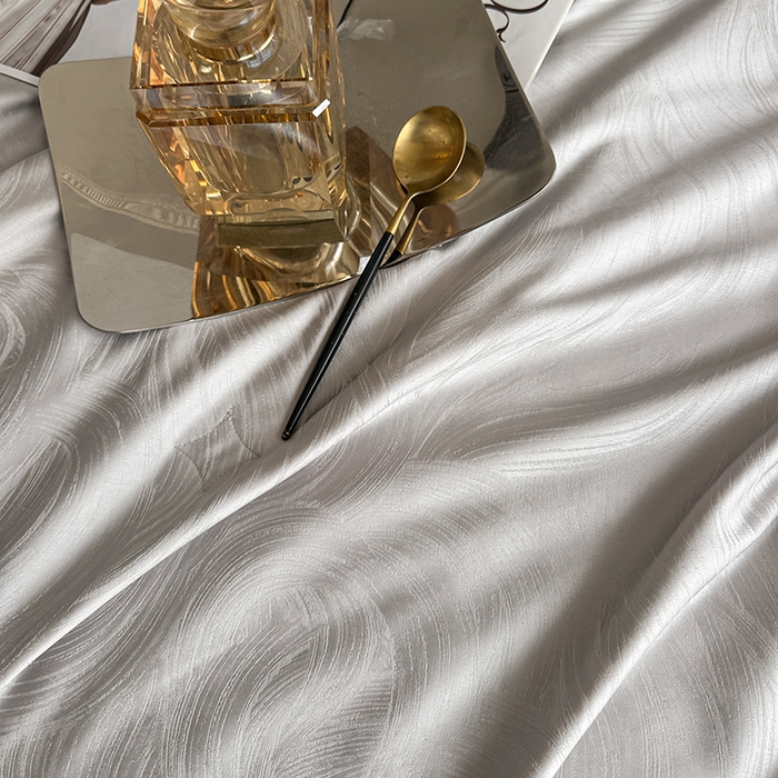 91家纺网 家纺一手货源 找家纺 蜜柚 2025春夏新品蒂芙尼100S天丝银丝大提花夏被夏凉被空调被 蒂芙尼灰