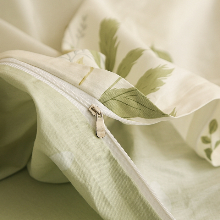 91家纺网 家纺一手货源 找家纺 天之爱 2025新款全棉纯棉印花三件套学生六件套 春意绵绵