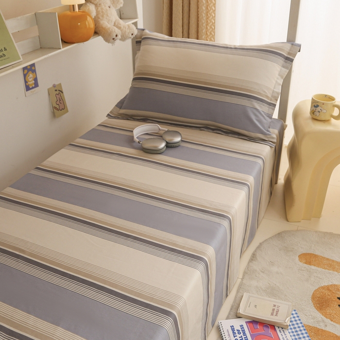 91家纺网 家纺一手货源 找家纺 天之爱 2025新款全棉纯棉印花三件套学生六件套 乔南