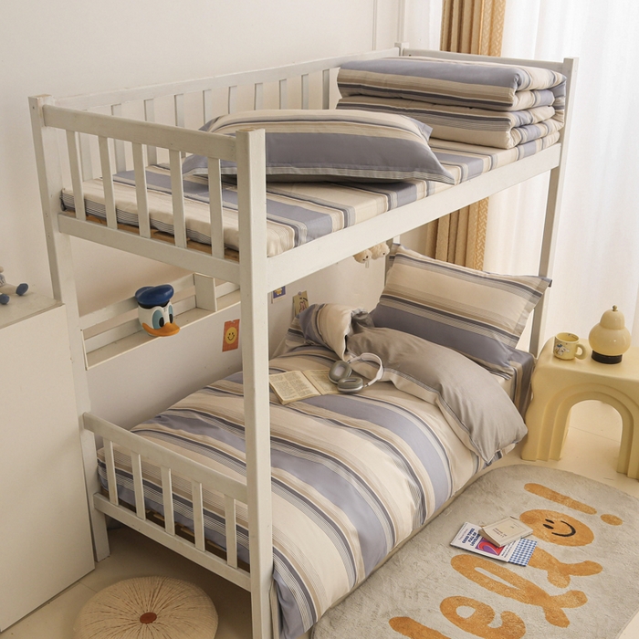 91家纺网 家纺一手货源 找家纺 天之爱 2025新款全棉纯棉印花三件套学生六件套 乔南