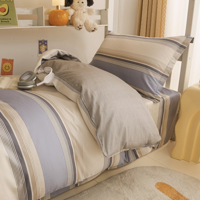 91家纺网 家纺一手货源 找家纺 天之爱 2025新款全棉纯棉印花三件套学生六件套 乔南