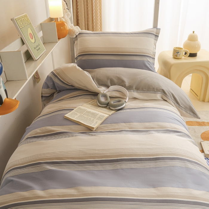 91家纺网 家纺一手货源 找家纺 天之爱 2025新款全棉纯棉印花三件套学生六件套 乔南