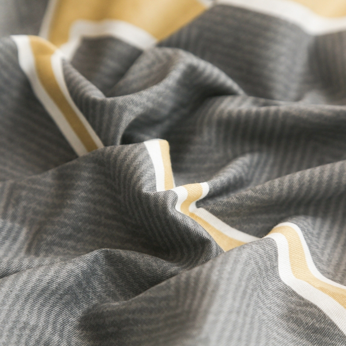 91家纺网 家纺一手货源 找家纺 天之爱 2025新款全棉纯棉印花三件套学生六件套 时尚拼图