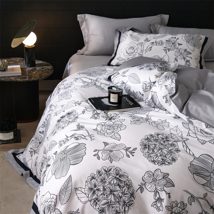 91家纺网 家纺一手货源 找家纺 宏羽纺家纺 2025年高支高密大版数码印花春夏新品 都市心情