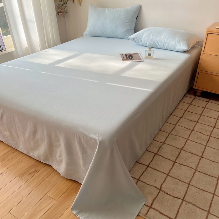 91家纺网 家纺一手货源 找家纺 （总）蜜宿 2025新款A类全棉人字纹床单