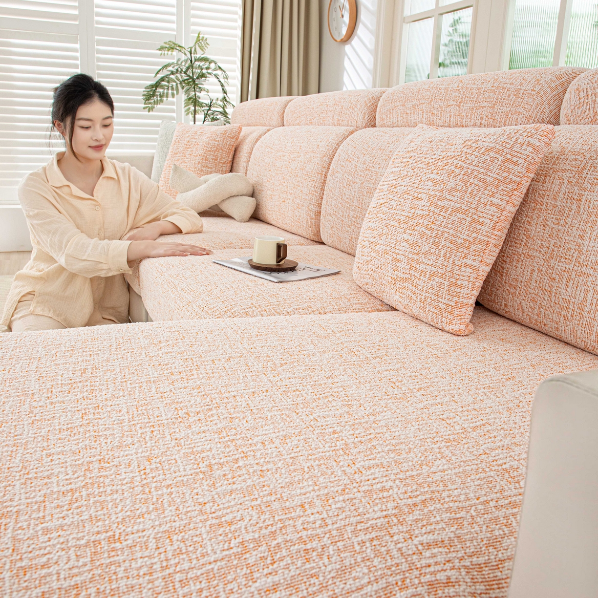 91家纺网 家纺一手货源 找家纺 （总）沐沐家纺 2026新款星宿沙发笠