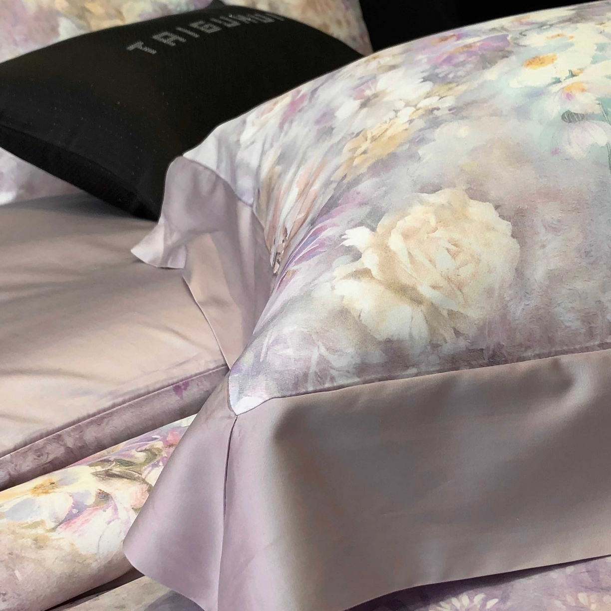 91家纺网 家纺一手货源 找家纺 （总）2025新款高支高密长绒棉专版数码印花双拼系列四件套-卡梅伦【券后不低于378】