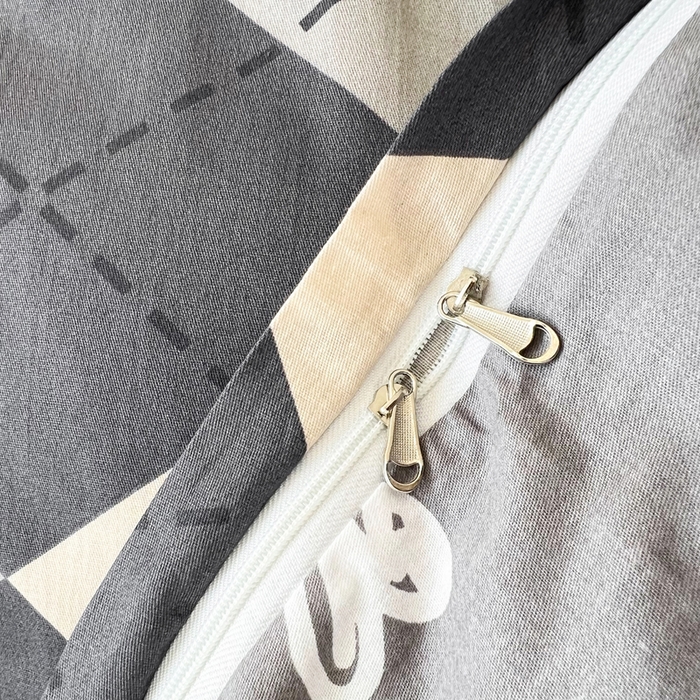 91家纺网 家纺一手货源 找家纺 依庭 2025新款全棉印花花卉款四件套单品系列-单被套 格韵空间