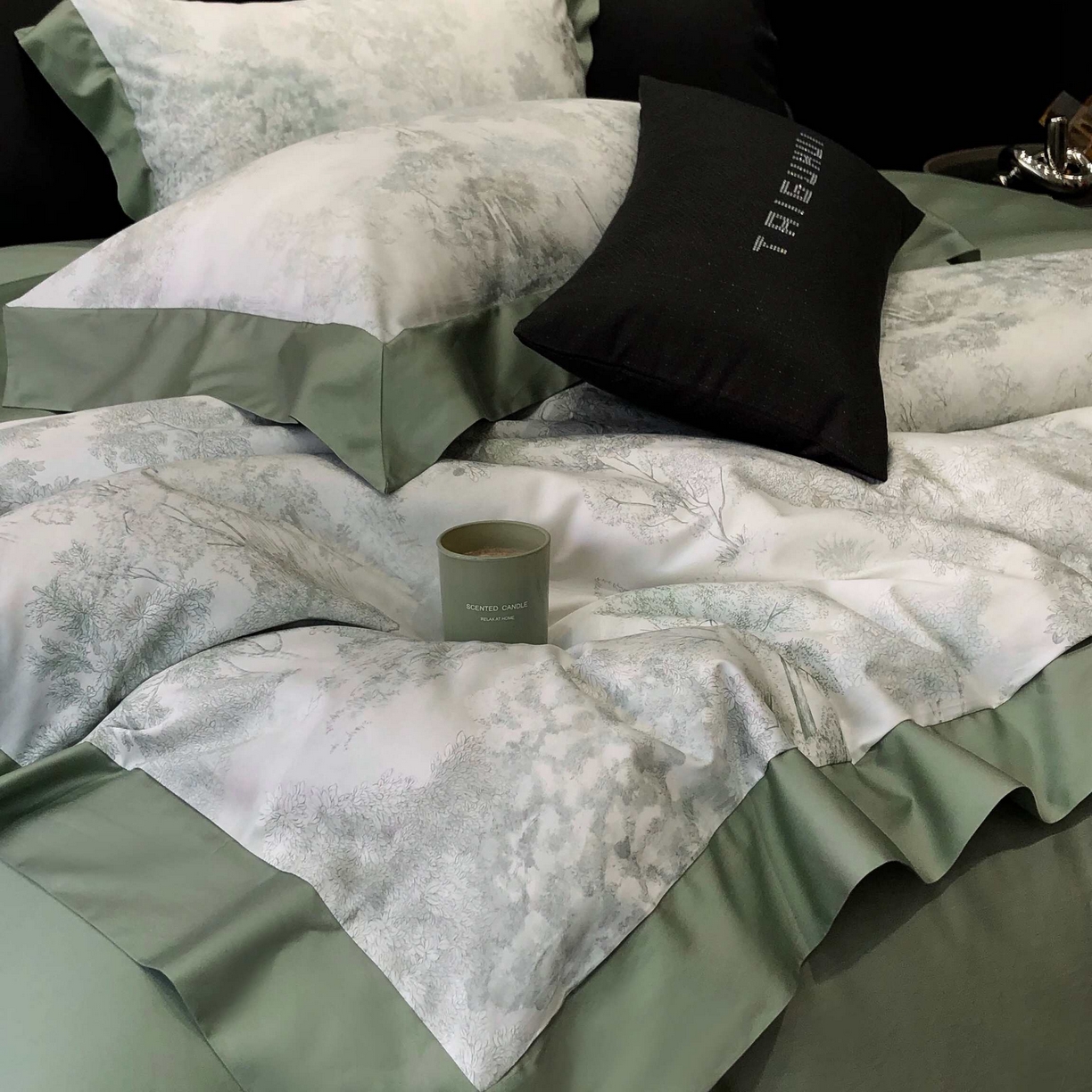 91家纺网 家纺一手货源 找家纺 （总）2025年高支高密长绒棉专版活性数码印花系列四件套【券后控价——券后不低于378】