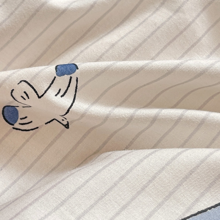 91家纺网 家纺一手货源 找家纺 依庭 2025新款全棉印花花卉款四件套单品系列-单枕套 星夜号