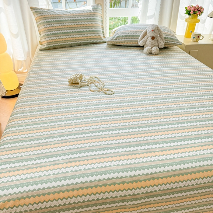 91家纺网 家纺一手货源 找家纺 吉象家纺 2025新款老粗布三件套-床单款 拿坡里