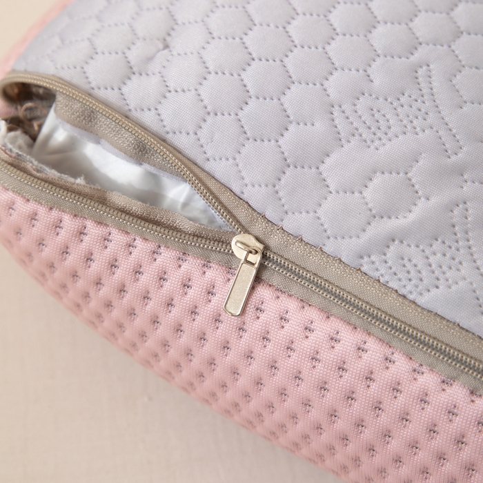 91家纺网 家纺一手货源 找家纺 织布人 2025新款荞麦枕夏季凉感豆豆枕茶叶枕夏凉荞麦枕学生成人家用硬枕 凉豆豆款-四面粉茶香枕