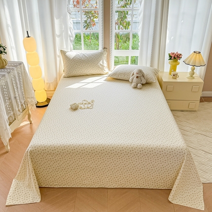 吉象家纺 2025新款老粗布三件套-床单款 星语