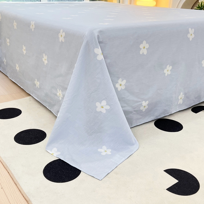 91家纺网 家纺一手货源 找家纺 依庭 2025新款全棉印花花卉款四件套单品系列-单床单 雅秀