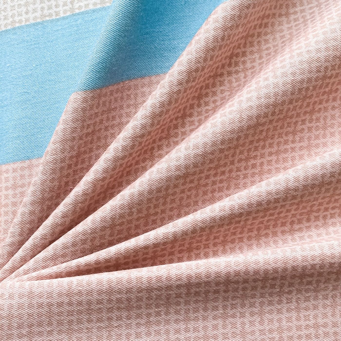 91家纺网 家纺一手货源 找家纺 依庭 2025新款全棉印花花卉款四件套单品系列-单枕套 星空-玉