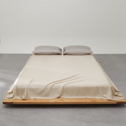 禧缘家纺（原梦想家） 2025新款60天丝简约舒适纯色单品系列-单床单 香槟金