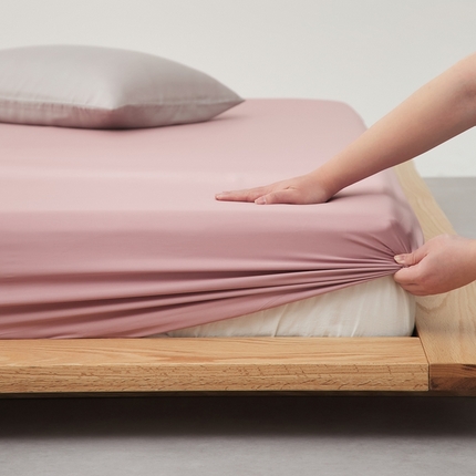 91家纺网 家纺一手货源 找家纺 （总）禧缘家纺（原梦想家） 2025新款60天丝简约舒适纯色单品系列-单床笠