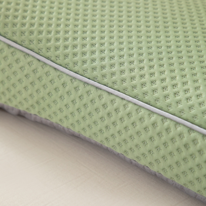 91家纺网 家纺一手货源 找家纺 织布人 2025新款荞麦枕夏季凉感豆豆枕茶叶枕夏凉荞麦枕学生成人家用硬枕 夏凉豆豆护颈椎款-立体蝴蝶绿荞麦枕