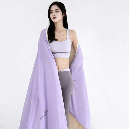 亿莱鑫 2025新款A类雪山丝凉感丝夏凉被夏凉被 空调被 被子夏被 芋泥紫