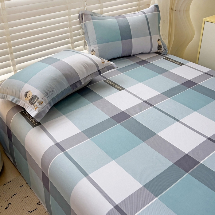 91家纺网 家纺一手货源 找家纺 依庭 2025新款全棉印花花卉款四件套单品系列-单床单 托马斯