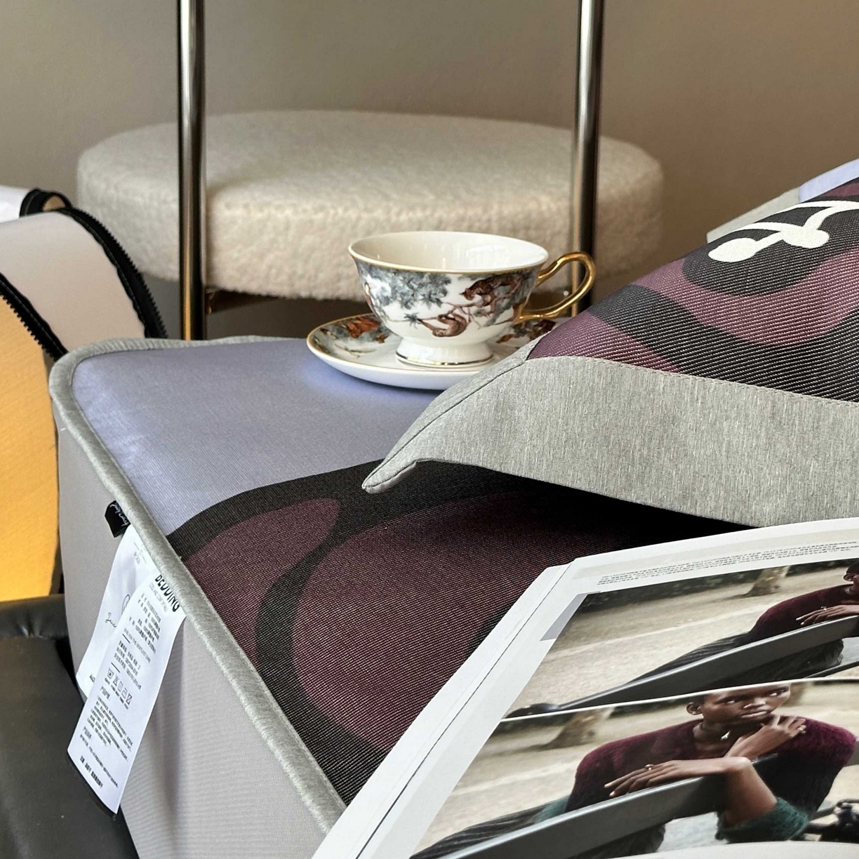 91家纺网 家纺一手货源 找家纺 （总）JUICY 橘滋家纺 2025新款夏日高端轻奢简约数码卡通冰丝席高级凉席床笠