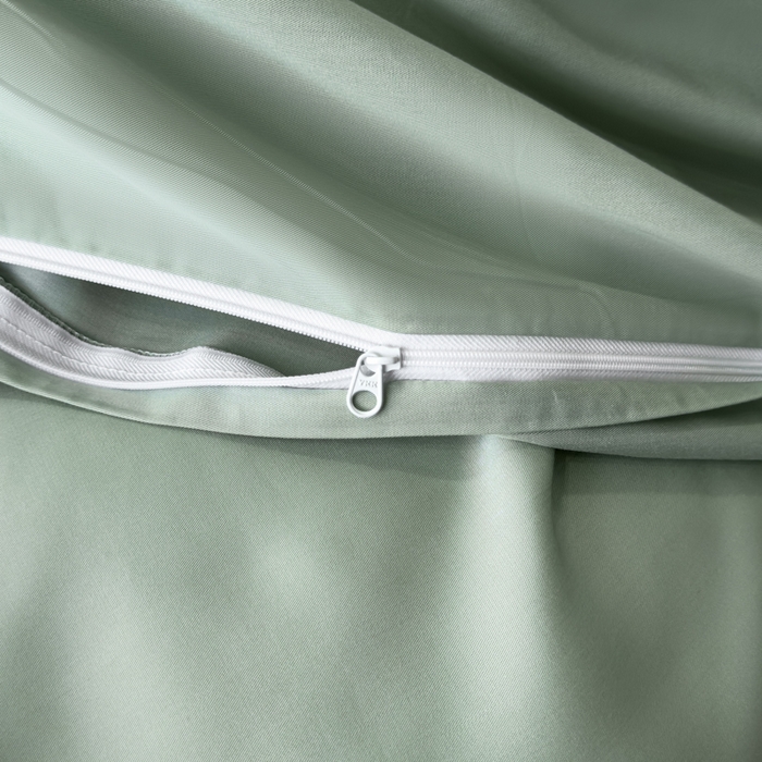 91家纺网 家纺一手货源 找家纺 芊寻家居 2025春夏新款50支莱赛尔天丝贡缎数码印花麻绳款四件套高端礼盒 果蔓白