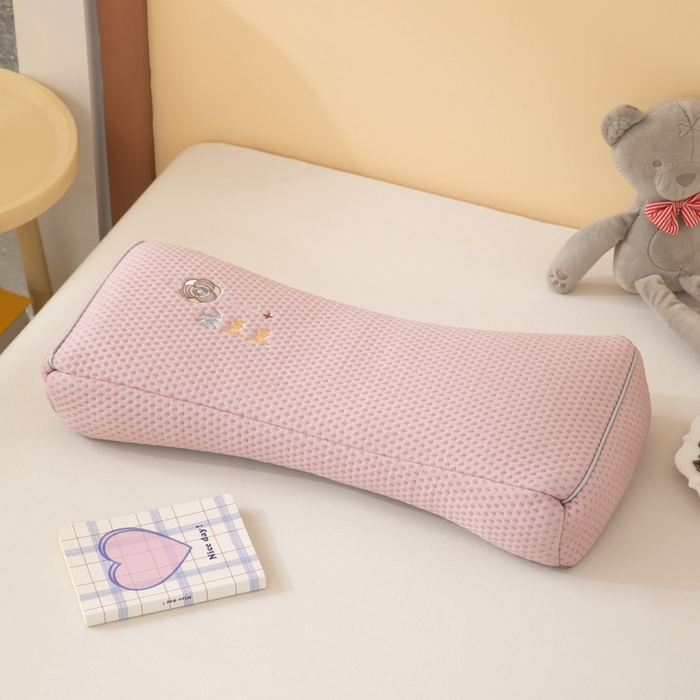 91家纺网 家纺一手货源 找家纺 织布人 2025新款荞麦枕夏季凉感豆豆枕茶叶枕夏凉荞麦枕学生成人家用硬枕 凉豆豆款-四面粉茶香枕