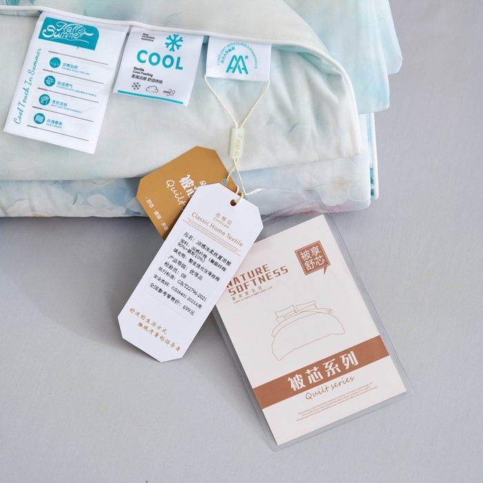 91家纺网 家纺一手货源 找家纺 好老表被业 2025新款亲肤舒适3D印花凉感丝夏被夏凉被空调被 索菲亚