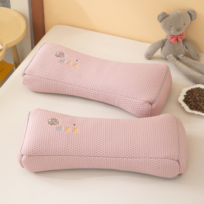 91家纺网 家纺一手货源 找家纺 织布人 2025新款荞麦枕夏季凉感豆豆枕茶叶枕夏凉荞麦枕学生成人家用硬枕 凉豆豆款-四面粉茶香枕