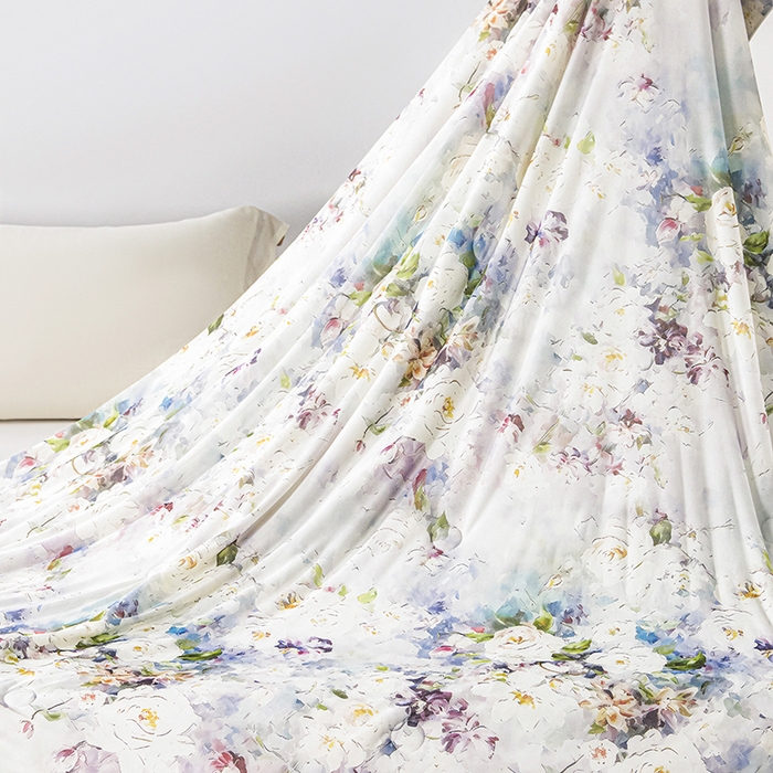 91家纺网 家纺一手货源 找家纺 好老表被业 2025新款亲肤舒适3D印花凉感丝夏被夏凉被空调被 仙境