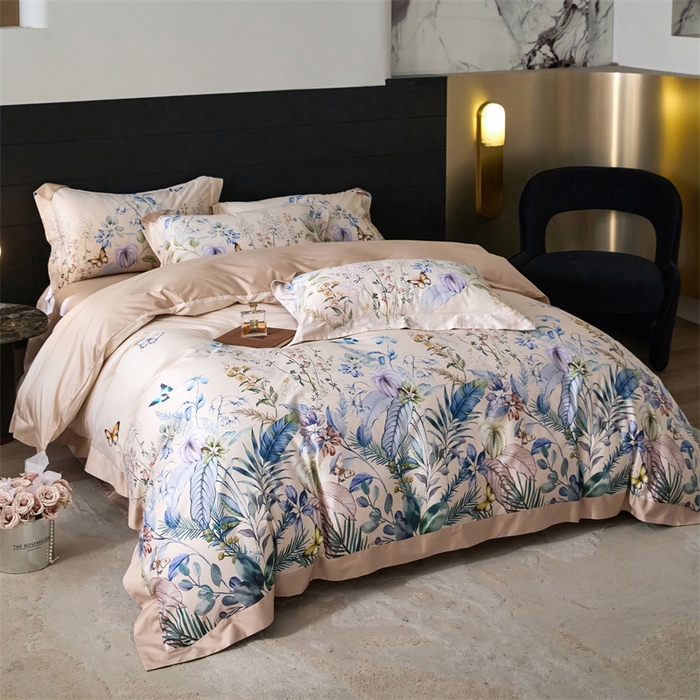 91家纺网 家纺一手货源 找家纺 宏羽纺家纺 2025年高支高密大版数码印花春夏新品 秘鲁之景