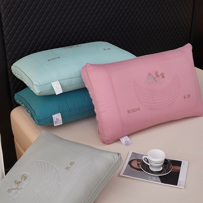 91家纺网 家纺一手货源 找家纺 （总）幸运草 2025新款燕窝整张棉热熔枕芯 成人高枕不变型可拆洗枕头