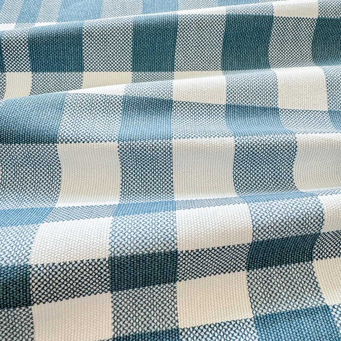 91家纺网 家纺一手货源 找家纺 吉象家纺 2025新款老粗布三件套-床单款 蓝格