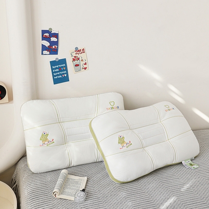 91家纺网 家纺一手货源 找家纺 （总）幸运草 2025新款恐龙满分睡眠决明子羽丝绒亲子枕芯