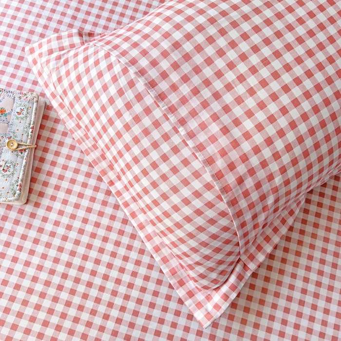 91家纺网 家纺一手货源 找家纺 依庭 2025新款全棉印花花卉款四件套单品系列-单枕套 抒情花季