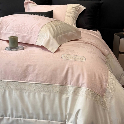 （总）太古汇家居 2025新款全棉提花绣花“伊莎贝拉”系列四件套