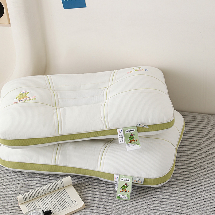 91家纺网 家纺一手货源 找家纺 （总）幸运草 2025新款恐龙满分睡眠决明子羽丝绒亲子枕芯